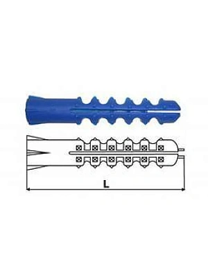 Дюбель пластмассовый  6х50 (упаковка 1000шт.)