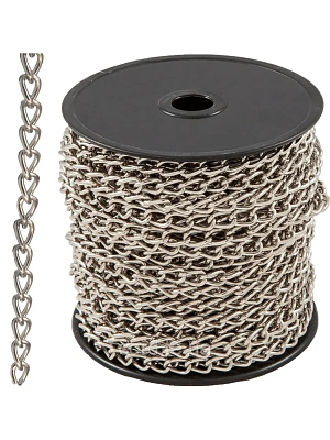 Цепь декоративная "Сантехническая" 2,1 мм (серебро)