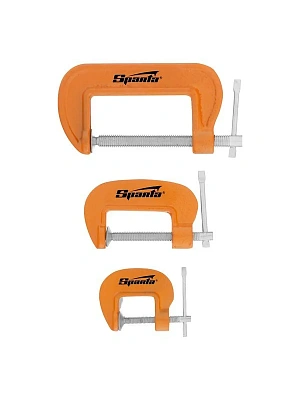 Набор Струбцин G-образные 25-50-75 мм