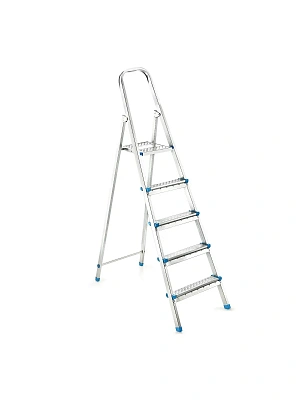 Лестница-стремянка  5 ступеней, стальная оцинкованная, 0,99/1,55м