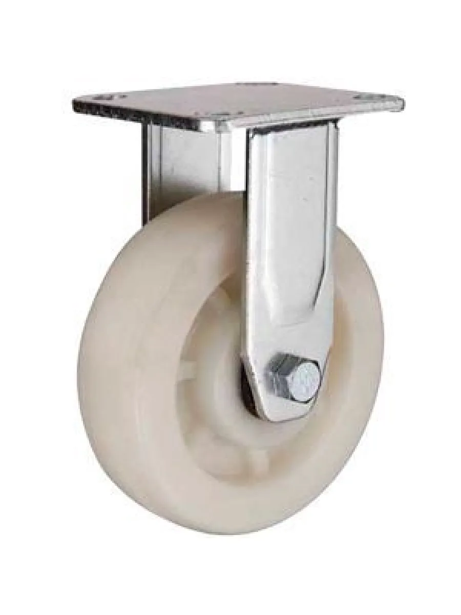 FCdn/FCdnp (54) Колесная опора 125мм (нейлон,большегрузн, площ., неповор., шарикоподш.) (г/п 250кг)