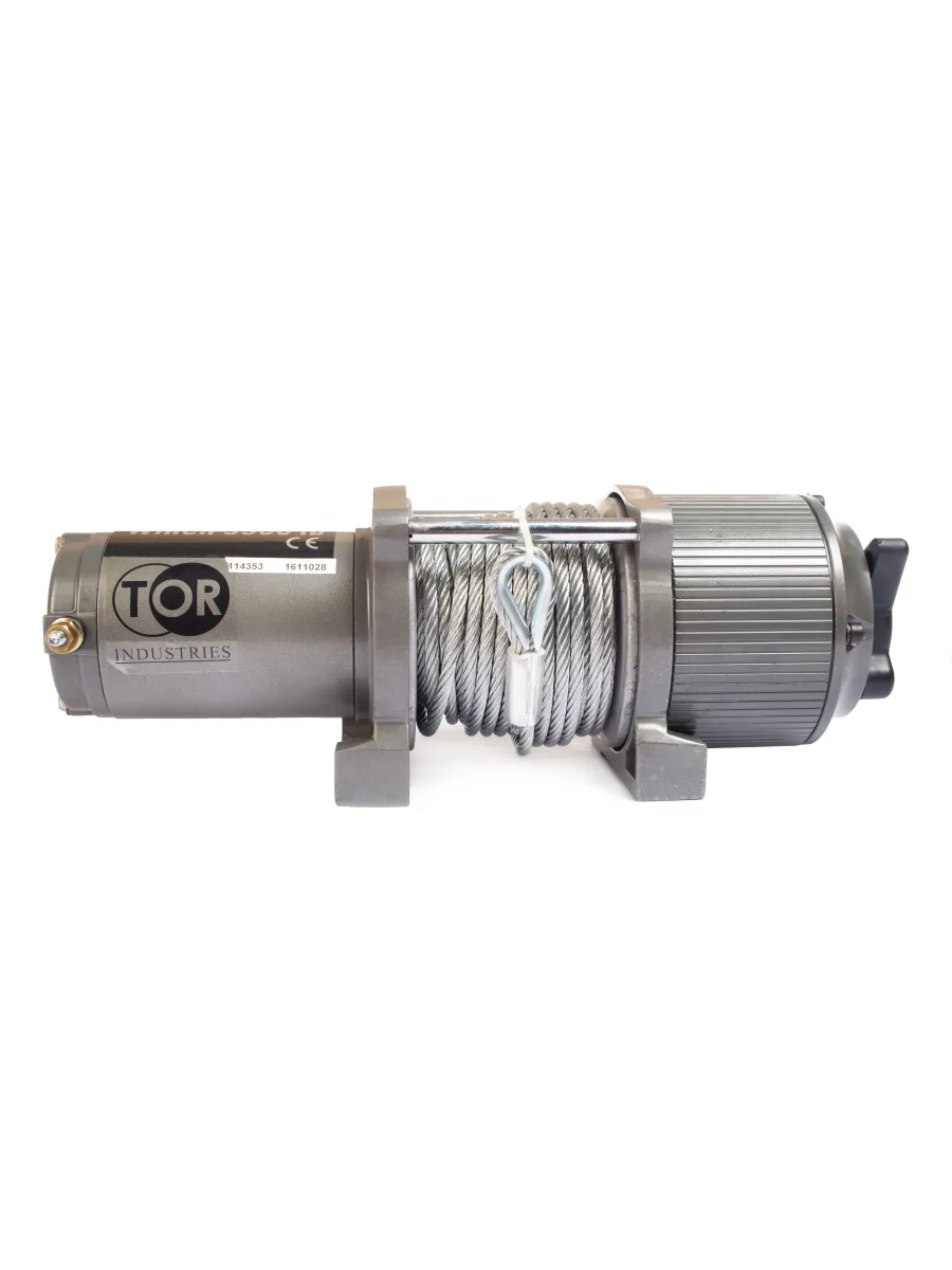 Лебедка автомобильная 12V г/п 1,588 тн длина 15 м