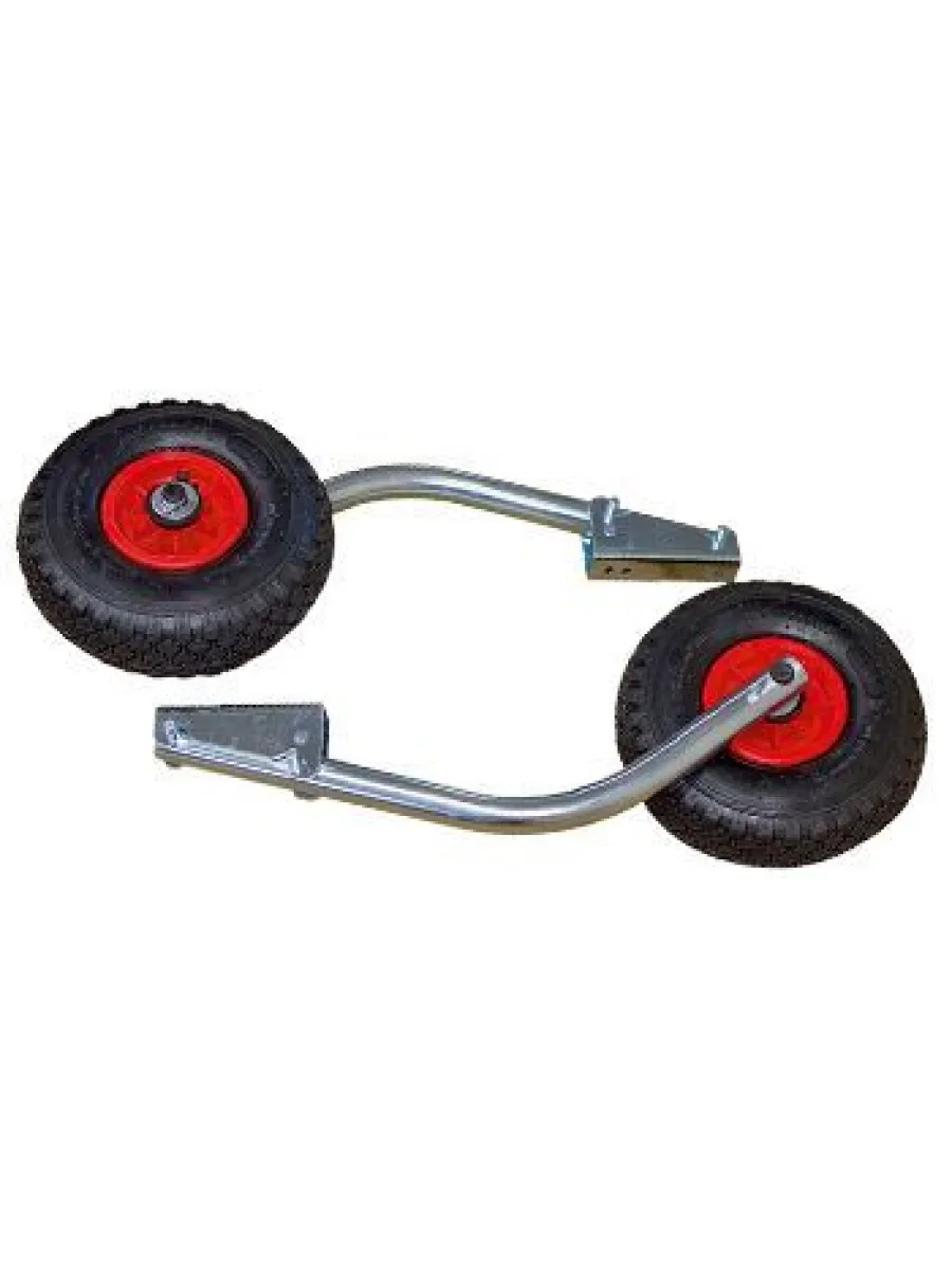 Колесо транцевое 260мм, быстросъемное, оцинк.сталь 600мм, надув.дно лодки (120кг)