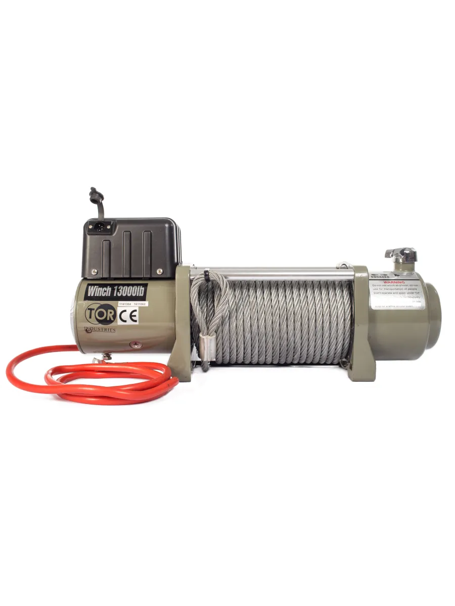 Лебедка автомобильная 12V г/п 9,072 тн длина 28 м