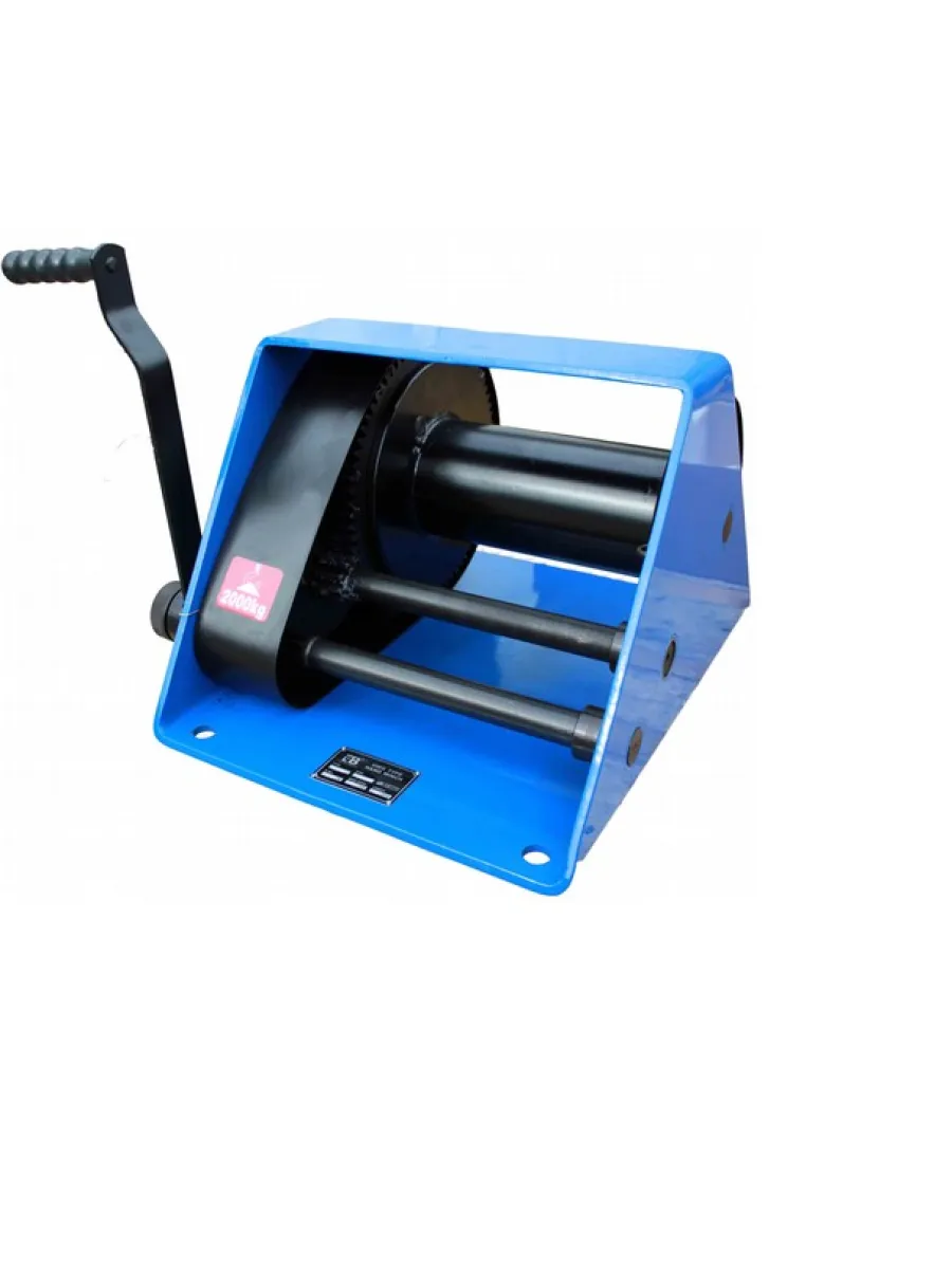 Лебедка ручная барабанная шестеренная GR  150 г/п 0,15 тн длина троса 20 м