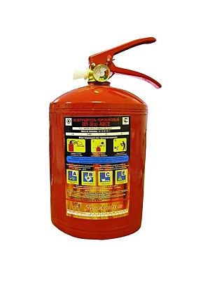 Огнетушитель  ОП-5з АВСЕ 5 кг (425х155 мм)