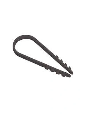 Дюбель-хомут (нейлон) ДХ 11-18 черный (упак. 100шт) POWER FASTEN