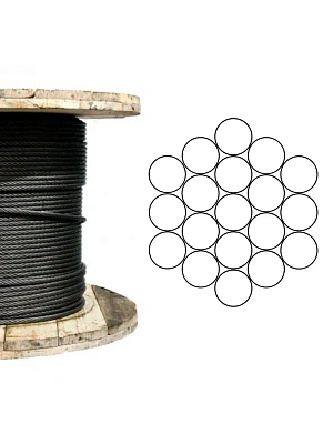 Канат ГОСТ 7668-80 ф 18,0 мм ОЦИНК