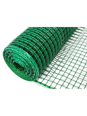 Решетка садовая ячейка 20х20мм, 1х10 м, Хаки 