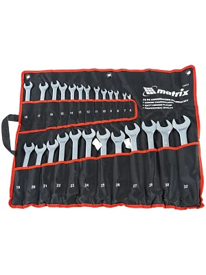 Набор ключей комбинированных  6-32 мм (25шт.) хром