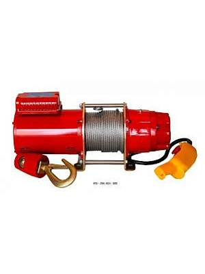 Лебедка электрическая KDJ-300E1 0,3 тн 380V с канатом 30 м