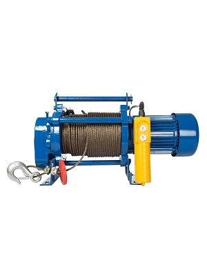 Лебедка электрическая CD- 300-A 220V 0,3 тн с канатом 100 м