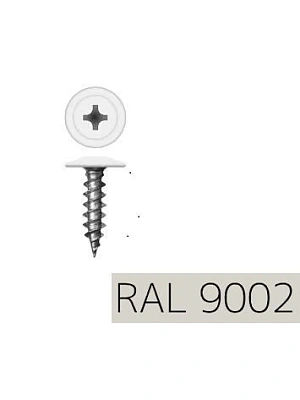 Саморезы с п/ш острие 4,2х16 9002 серо-белый (упаковка 1000шт.)